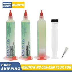 Nc-559-asm Flux Bga Balls,Liquid Solder for Soldering Syringe Solder Paste 10ml Flux for Soldering No Cleaning Welding Tools