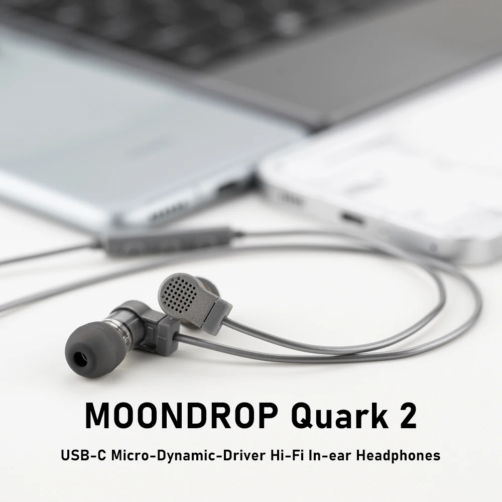 

Наушники-вкладыши MOONDROP Quark 2 USB-C Micro-Dynamic-Driver Hi-Fi