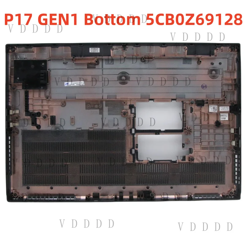 L... for Lenovo ThinkPad P17 Gen1 Gen2 Palmrest Upper Case Fingerprint Hole Bottom Cover