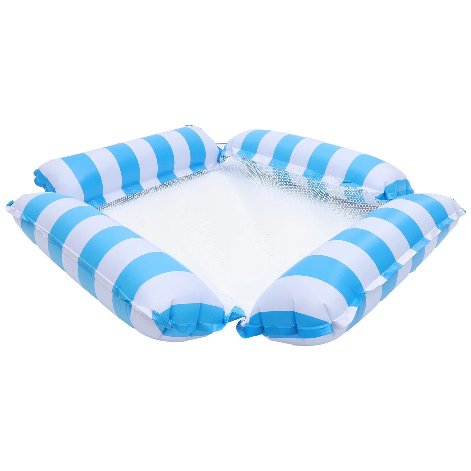 Aufblasbare schwimmende Reihe Pool faltbare Hängematte zum Schwimmen Mesh Stuhl Wasser schwimmt Pools Nylon Party