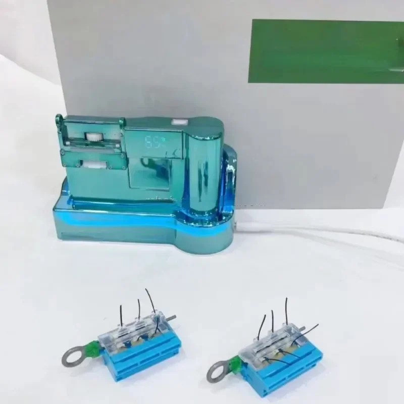 New Arrival Crystal Thread Hair Extension Machine Electric Automatic Hair Machine Salon Tool Hair Connector Tool for bulk