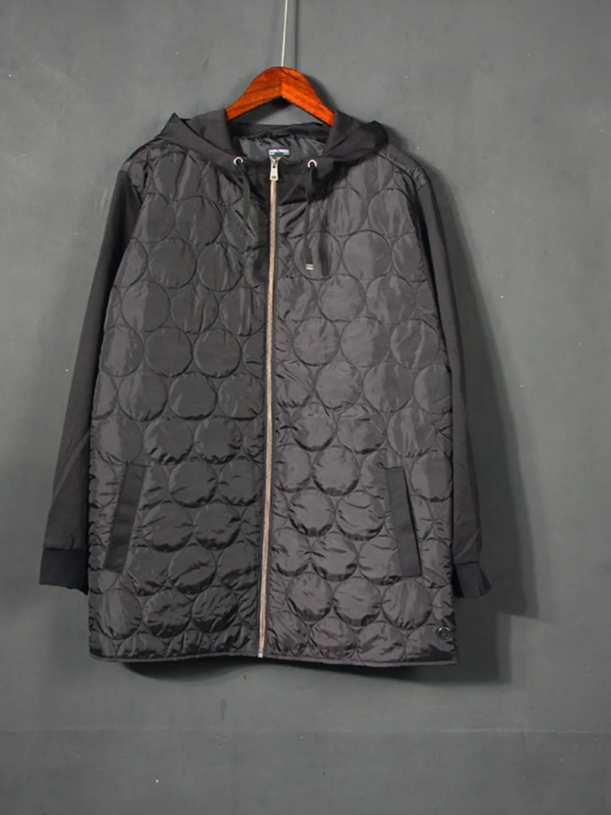 

Утепленная тонкая хлопковая толстовка оверсайз с длинным рукавом, повседневный свободный топ для мужчин и женщин, хлопковая куртка с капюшоном из полиэфирного волокна