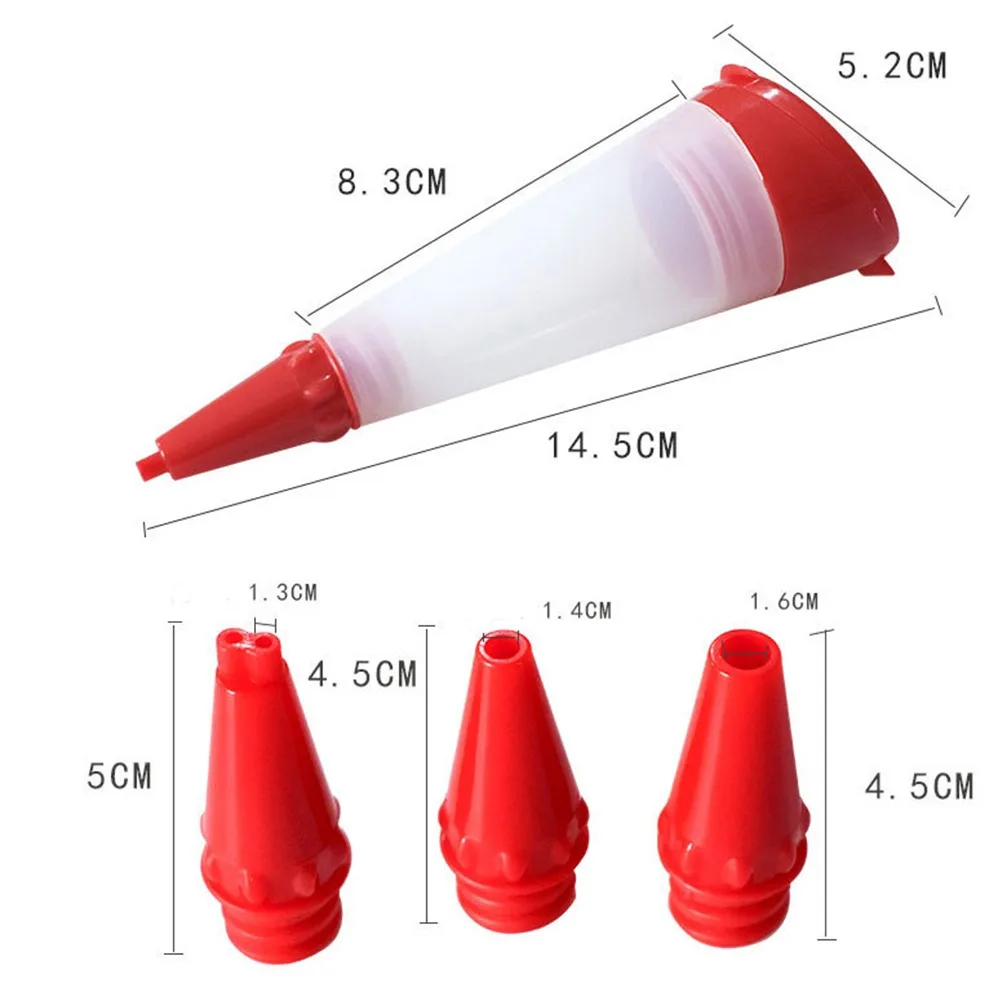 Multipurpose Food Writing Pen Durable Silicone Easy to Clean Cake Writing Pen Removable Baking Decorating Tool Kitchen