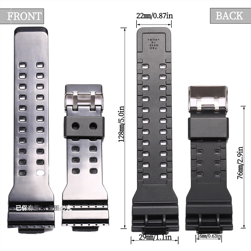 Watch Accessories Suitable for Casio G-Shock GLS GD GA110 GA100 GD120 Men's and Women's Sports Camouflage WatchBand Strap