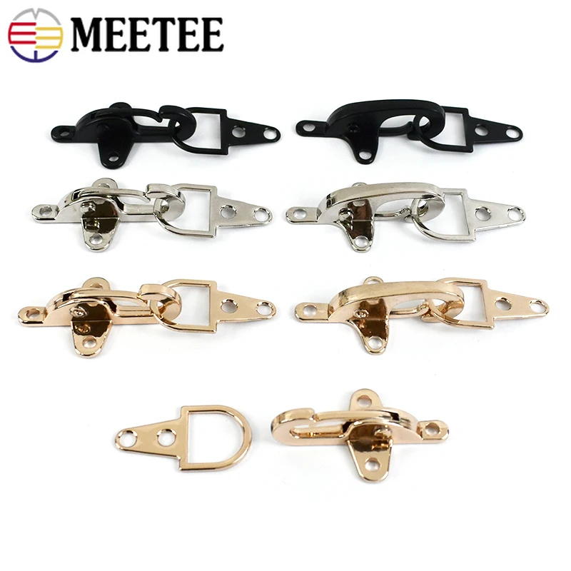 2/4/10Pc 4/5cm Metal Hook Buckle Lobster Clasp Bag Belt Strap Connector Clip Coat Down Jacket Buckles Sewing Clothes Accessories