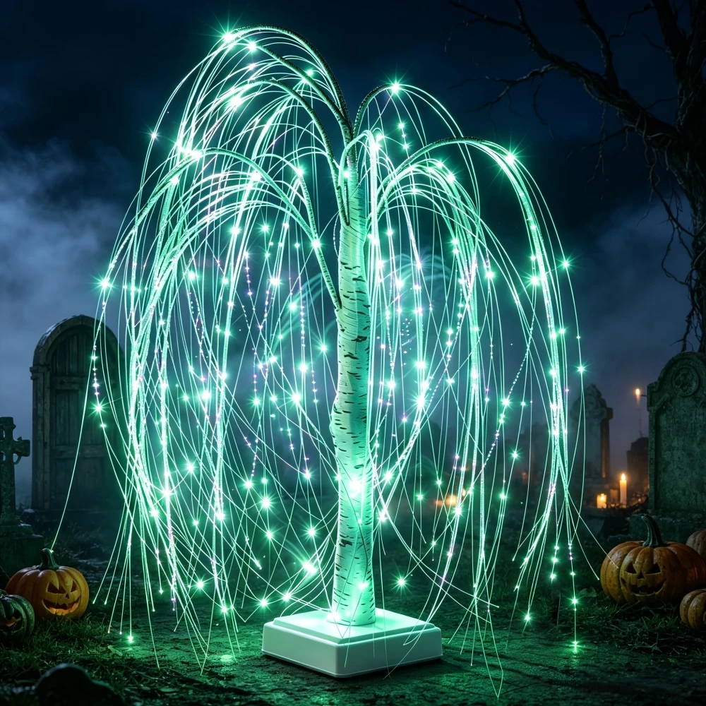クリエイティブなラタンバインrgb-ledフェアリーツリーライト、寝室、結婚式、クリスマスの装飾用デスクトップアンビエントランプ