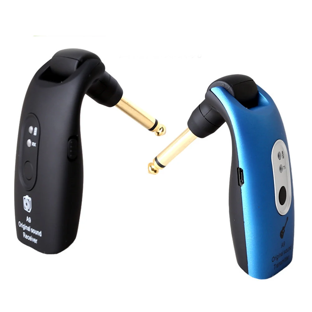 

2.4Ghz Receiver System Rotatable Plug 6.35Mm Port Low Compatible For Electric Bass Electroacoustic