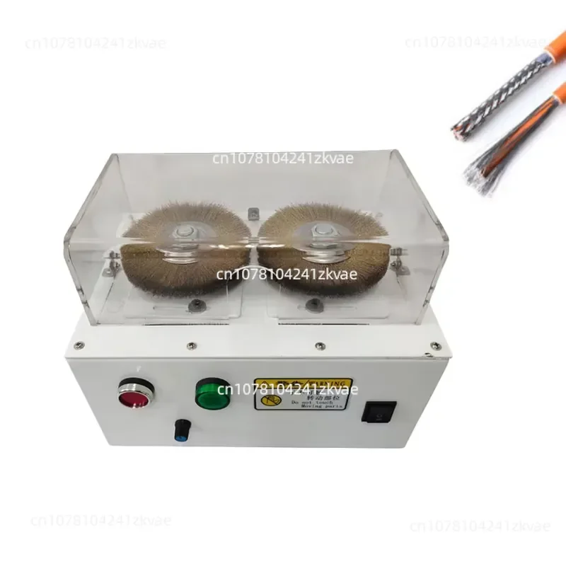 Braid Combing Multifunctional Brush bot manipulation machine Tool Shielded wire Cable Combing machine