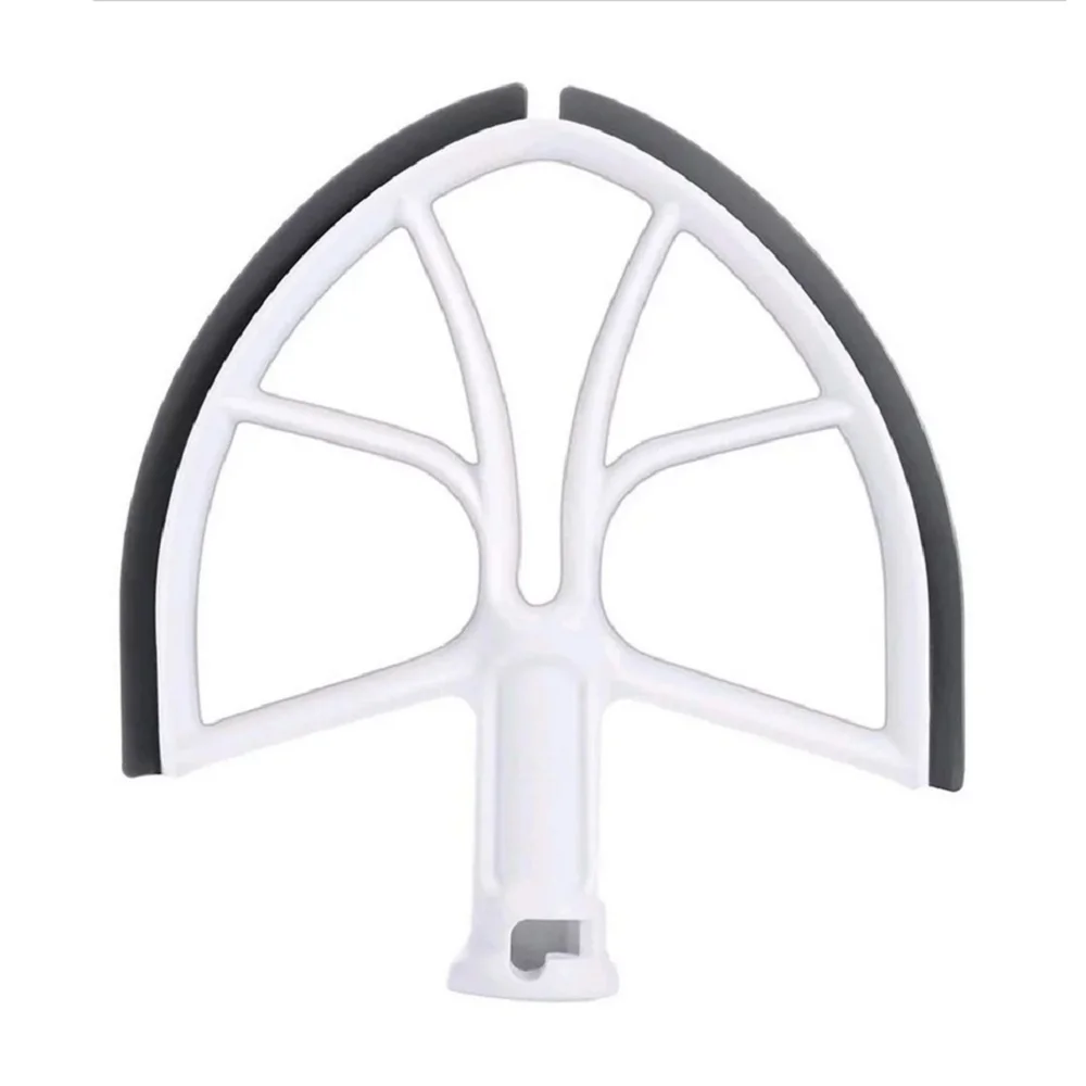 Silicone Edge Beater Paddle Bowl-Lift Stand Mixer Home Kitchen Mixing Attachment Replacement for KitchenAid 6-Quart