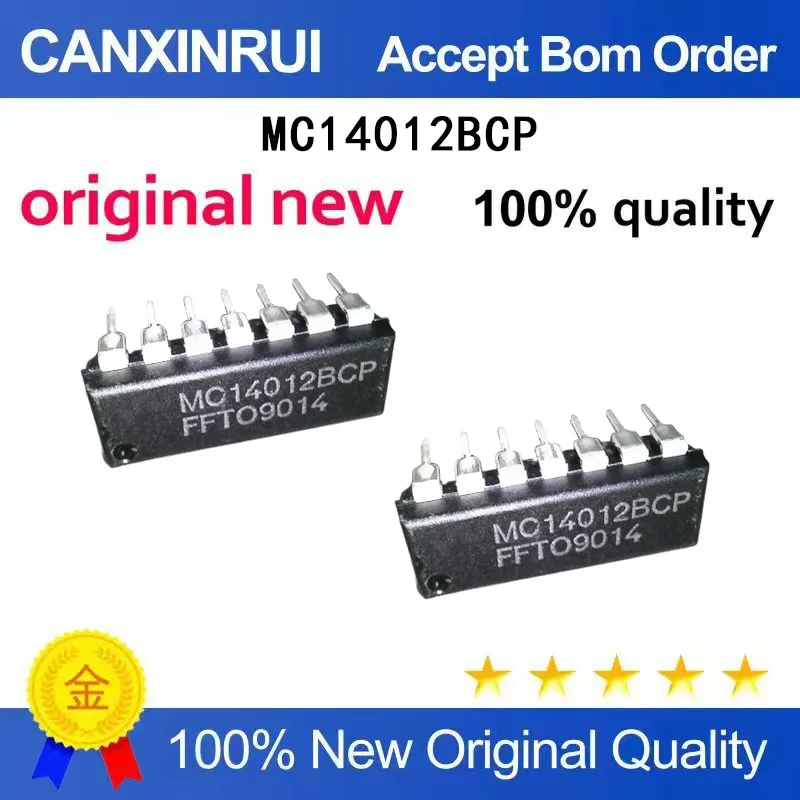 (5-100 Pieces) MC14012BCP direct insertion DIP14 logic inverter chip