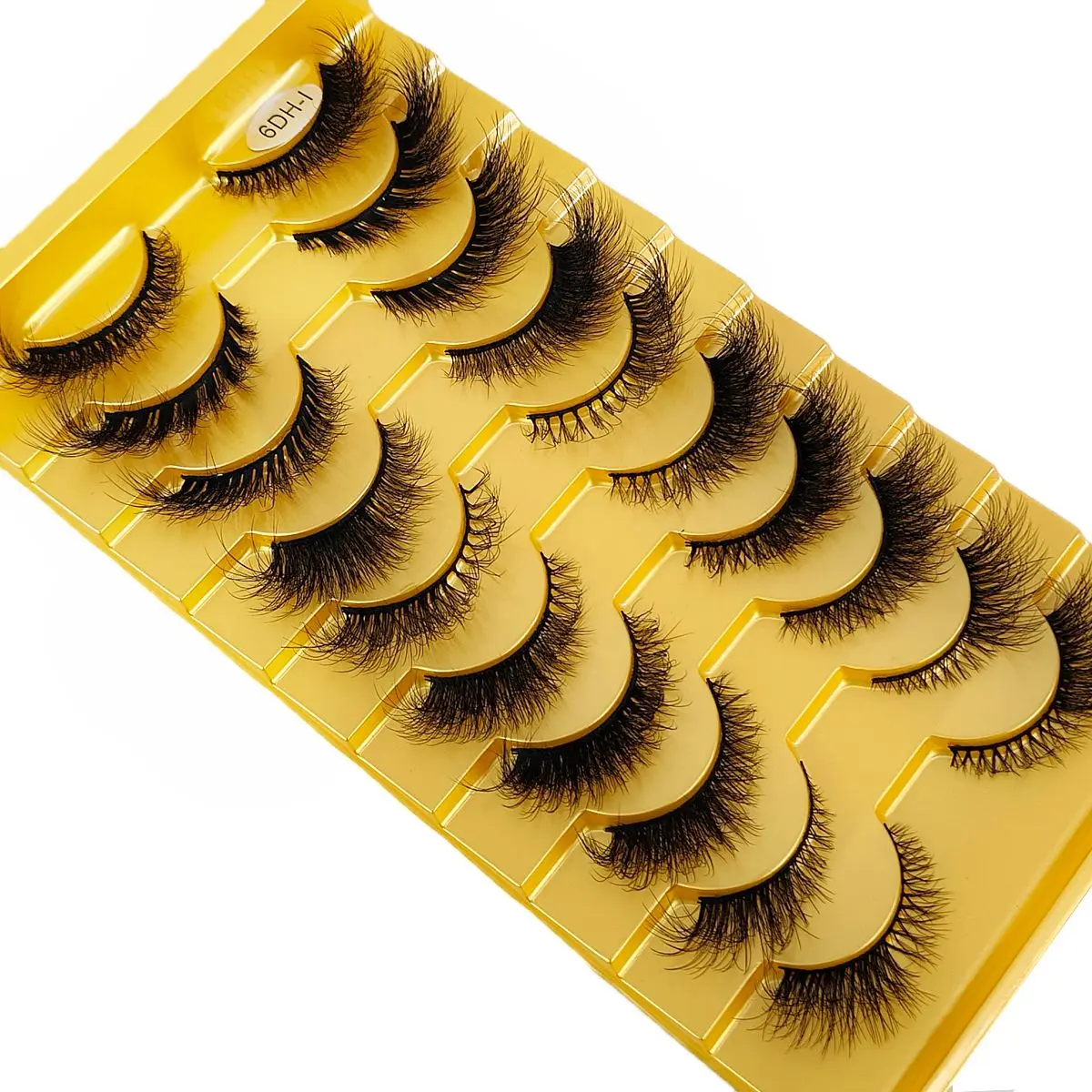 10 Pairs Wispy Eyelashes Cat Eye Lashes Look Like Eye Lift Effect Lash Extension Natural Fluffy End Eye Elongated False Lashes