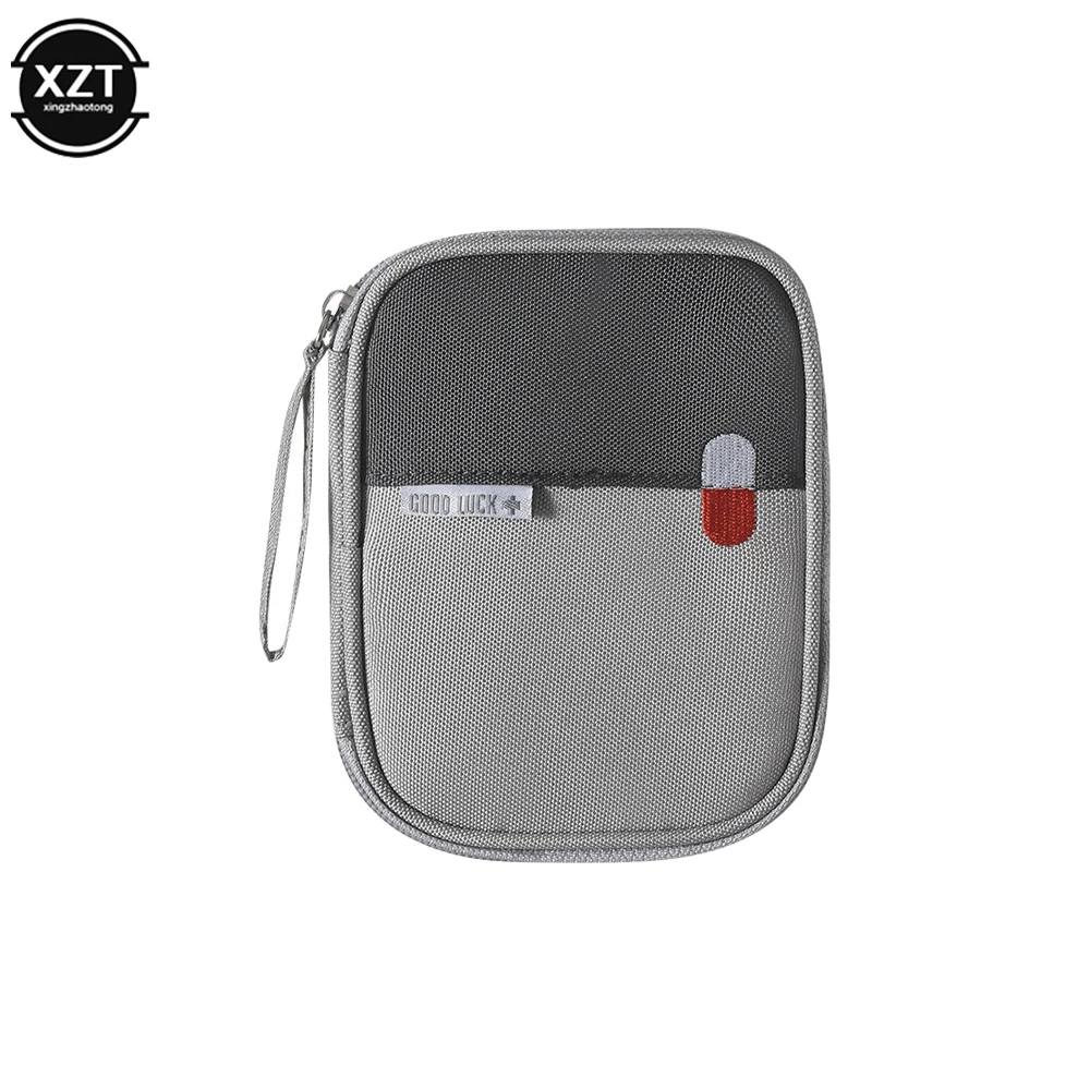 Outdoor Medical Bag,Travel Storage Bag For Medicines,Empty First Aid Bag,Household Organizer For Tablets,Portable Car Pill Bag