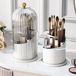 Cosmetic storage box rotary makeup brush storage tube lipstick eye shadow dressing table table eyebrow brush brush storage