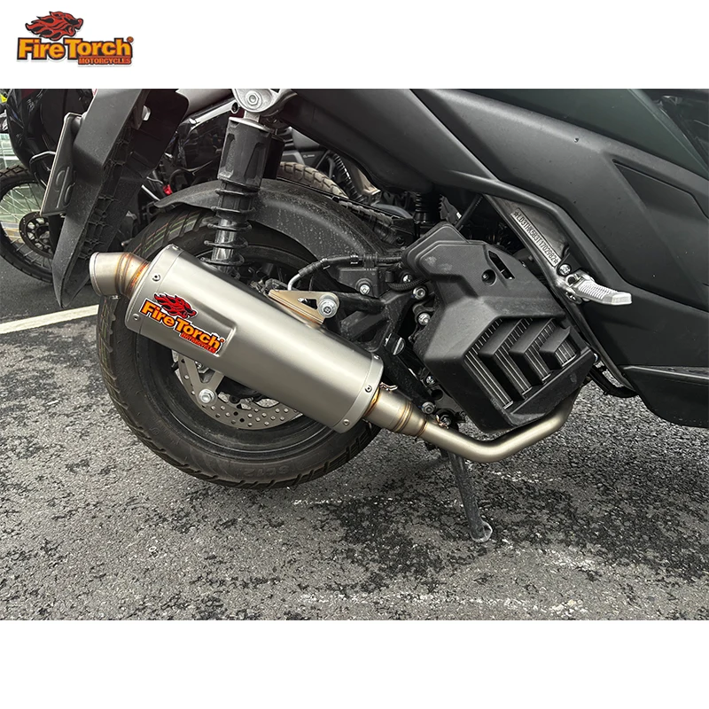 For ZONTES 150X 150V 175X 175V 150 175 X V 2026  2027 Motorcycle Exhaust Escape Moto Front Link Pipe Connect 50.8mm Muffler