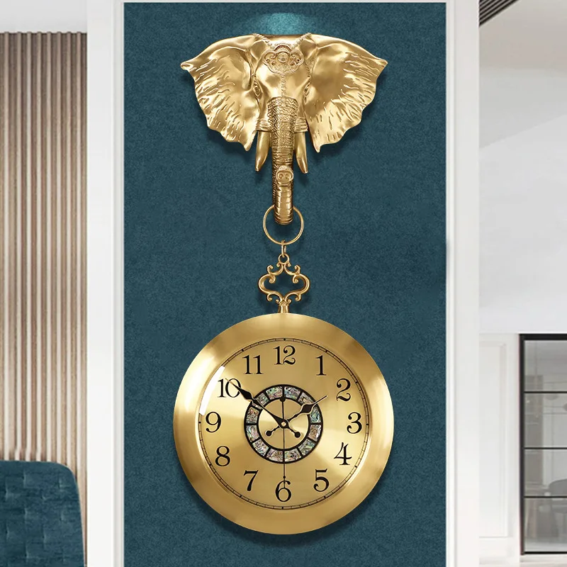 Elephant clock, atmospheric wall clock 2