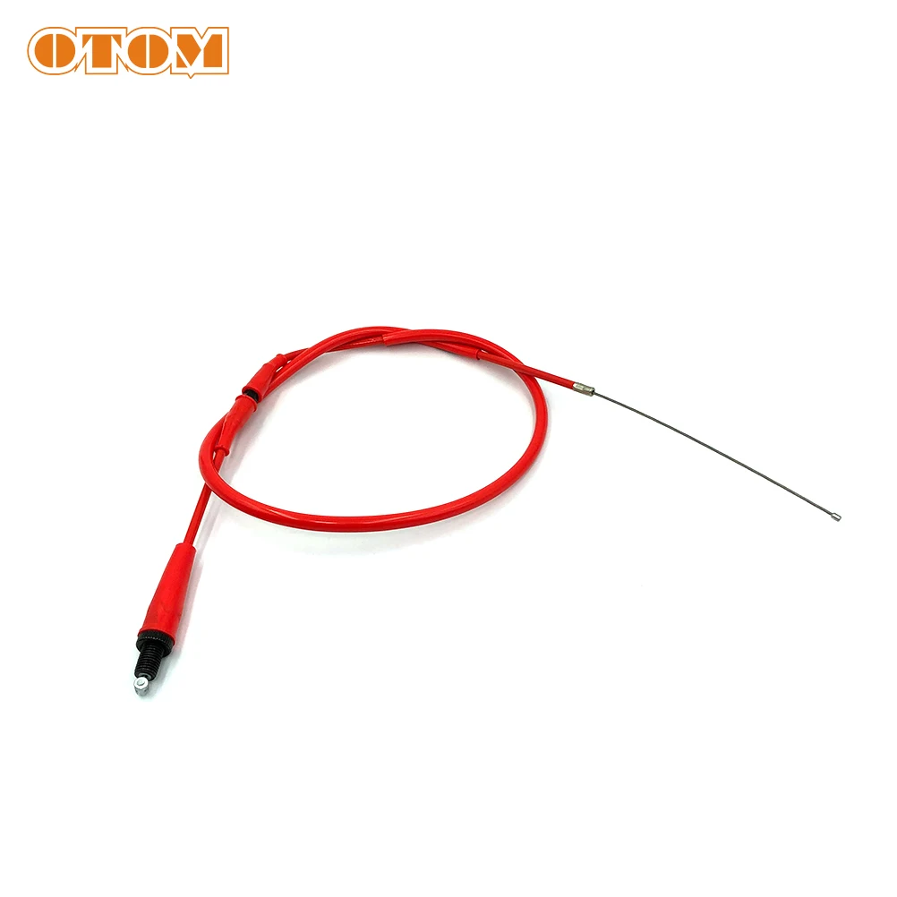 OTOM 1095mm Throttle Cable Stainless Steel Straight Head Motorcycle Accelerator Throttle Grip Cable Line Carburet Wire Universal