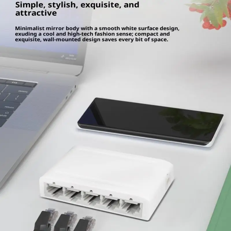 5 Port/8 Port 100Mbps Ethernet Fast Switch RJ45 Multi-port Data Network Switch Smart Hub Internet Injector Adapter