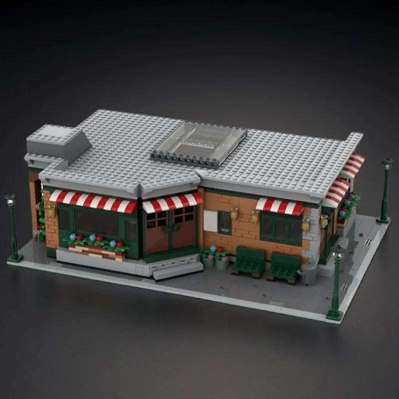 1952pcs MOC Modular Buildings SitComplex - Central Perk Model Building Blocks Christmas Gift Toy Construction Idea Education