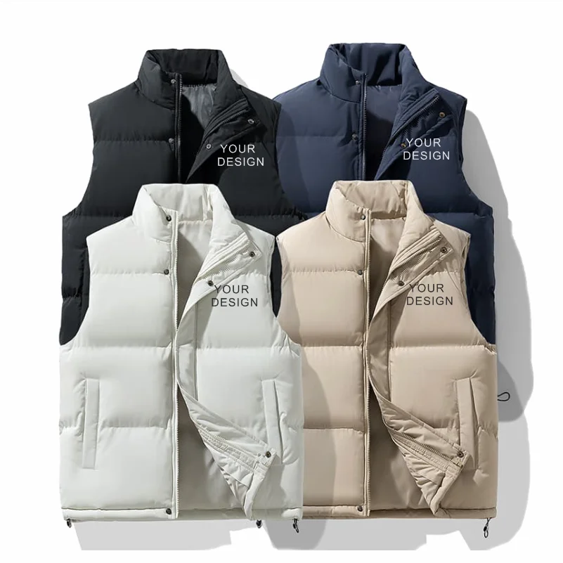 

Зимняя куртка Мужской жилет Жилет Мужская куртка Жилет без рукавов Повседневное пальто Мужской пуховый хлопок Теплый утепленный жилет Толстая жилетка Спецодежда