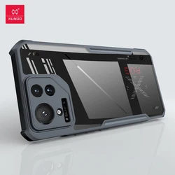 Xundd For Asus ROG Phone 9 Pro Phone 9 8 7 Case,Airbag Anit-drop Lens Protection Back Transparent Cover For ROG 9 Pro Case