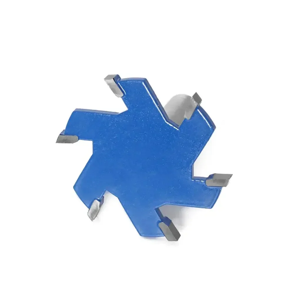 1PC 1/2" 12.7MM 12MM Shank Milling Cutter Wood Carving 6 Edge T Type Slotting Cutter Woodworking Tool Router Bits For Wood