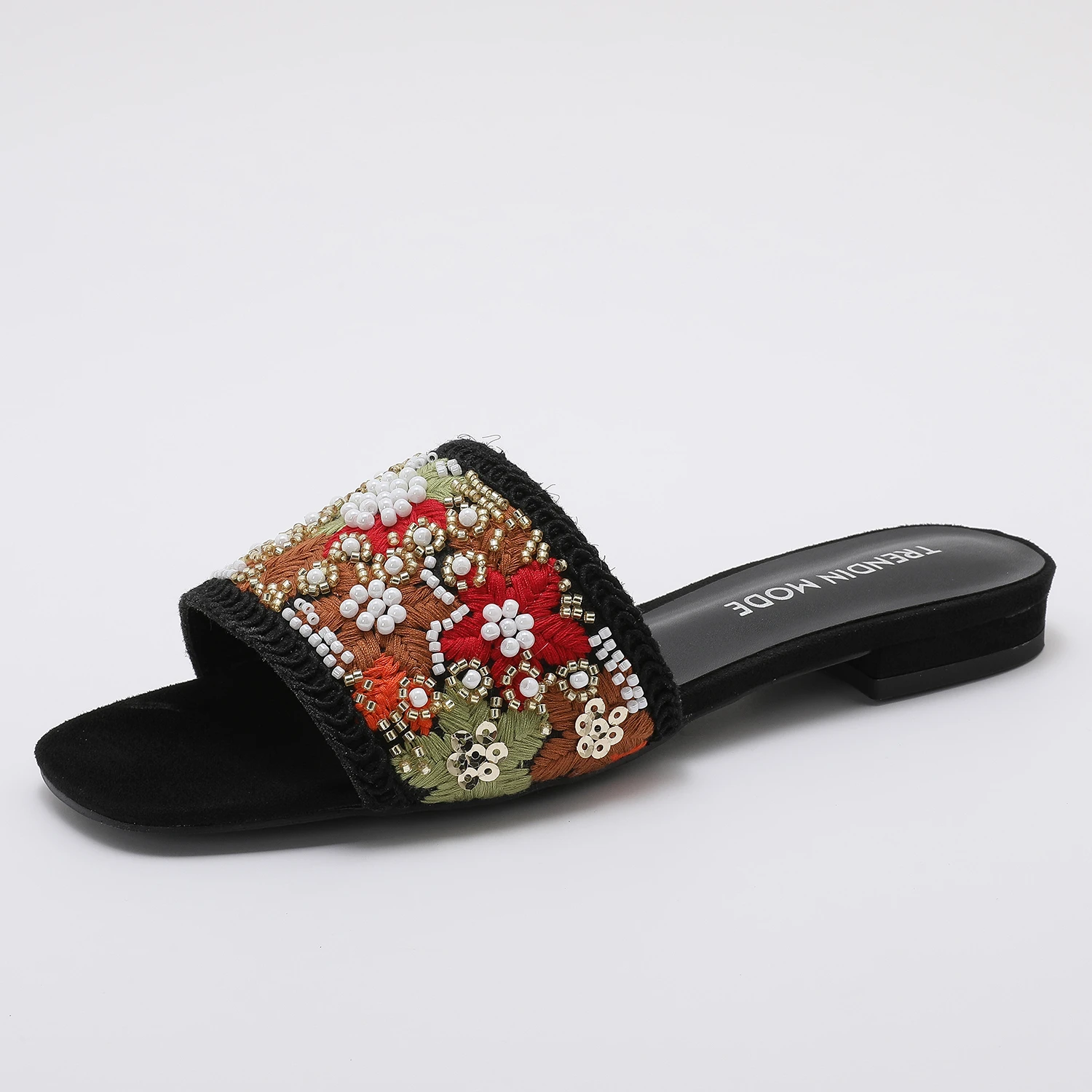 Женские тапочки из бисера, модные и противоскользящие