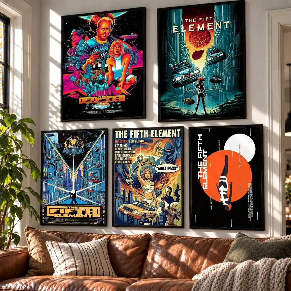 movie The Fifth Element Poster HD Poster Self Adhesive Waterproof Wall Art Print Bedroom Living Room Modern Decor Gift