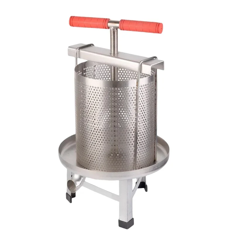 

Honey Press Stainless Steel 304 Thickening Wax Press Honey Filter Small Household Honey Press