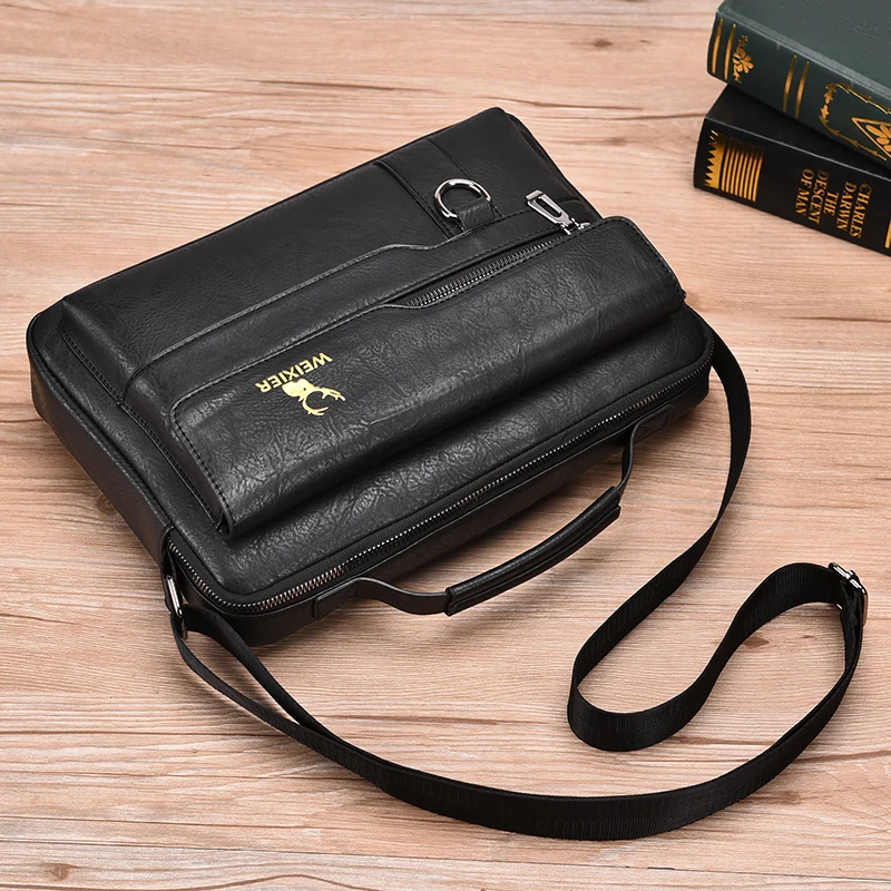 Vintage PU Leather Messenger Bag Men's Shoulder Bag Casual crossbody bags for men handbags bolso сумка мужская на плечо man bag