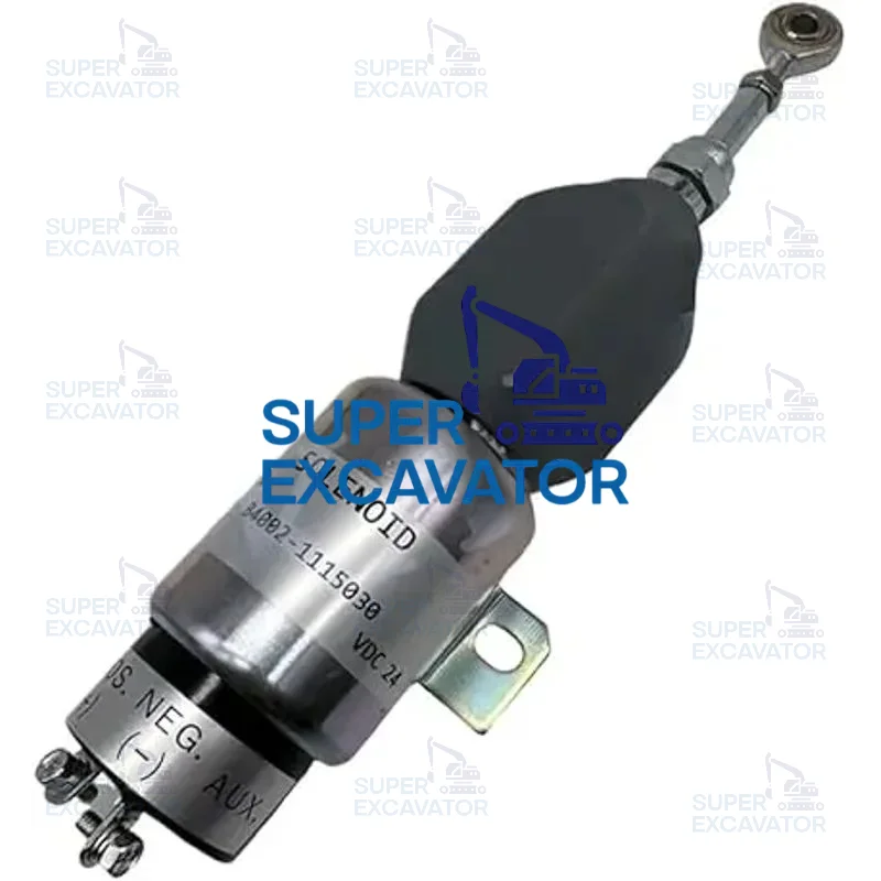 

Fuel Shutoff Solenoid 24V B4002-1115030 Stop Solenoid Compatible with PC60-7 PC120-7 PC200-7