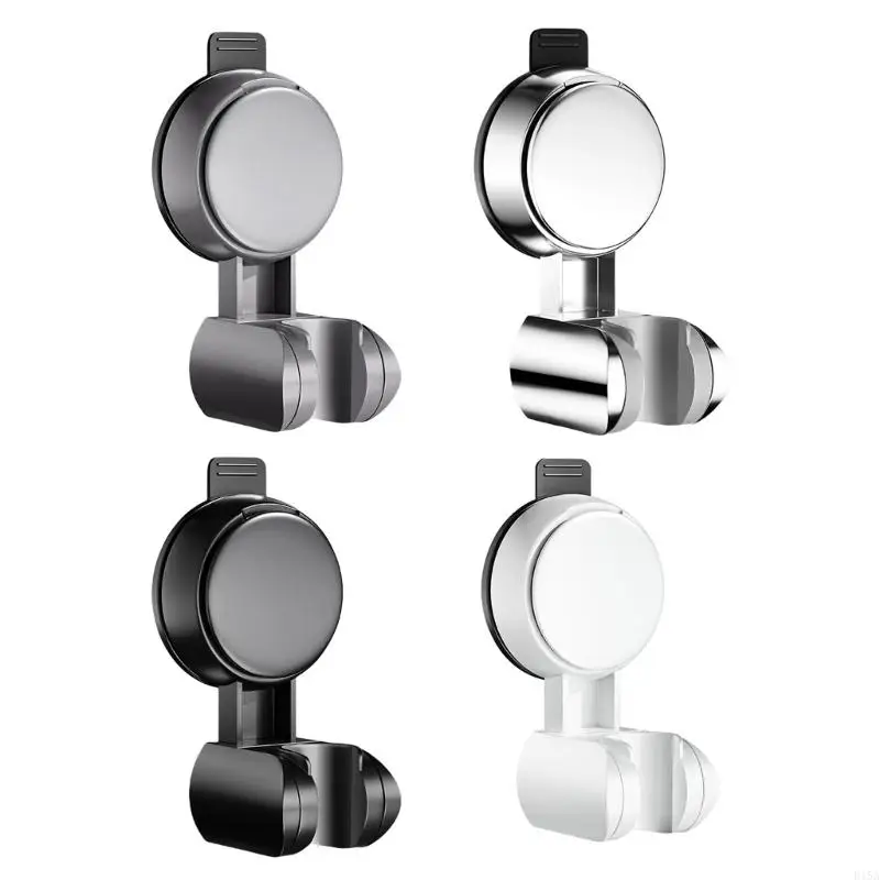 E15A Not Slip Suction Cup Hand Shower Support Shower Head Suction Brackets Easy to Mount Bathroom Fixture for Convenience