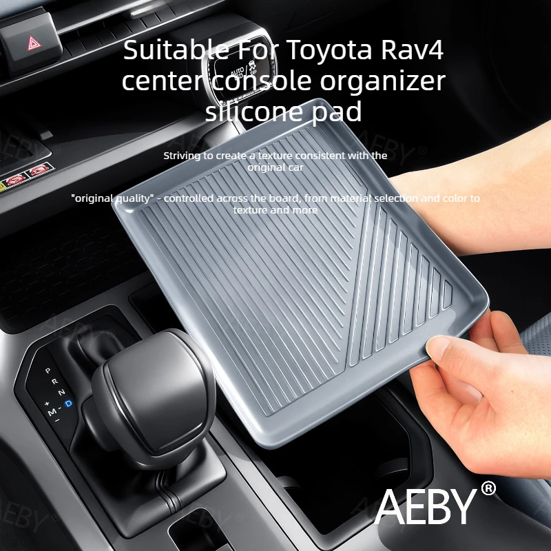

For Toyota Rav4 2026 Center console silicone pad,Protective lining,Center console storage mat,interior accessories,Dashboard