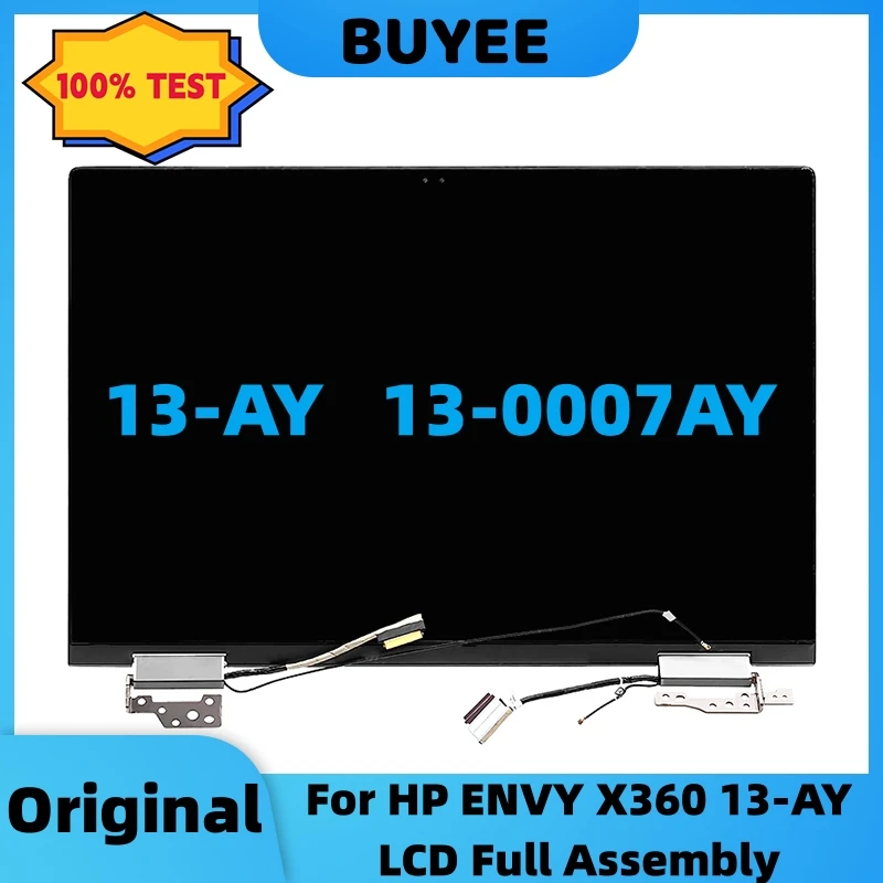 Full LCD Original New For HP Envy X360 13-AY 13-0007AY LCD Touch Screen Complete Assembly LED Display Replacement