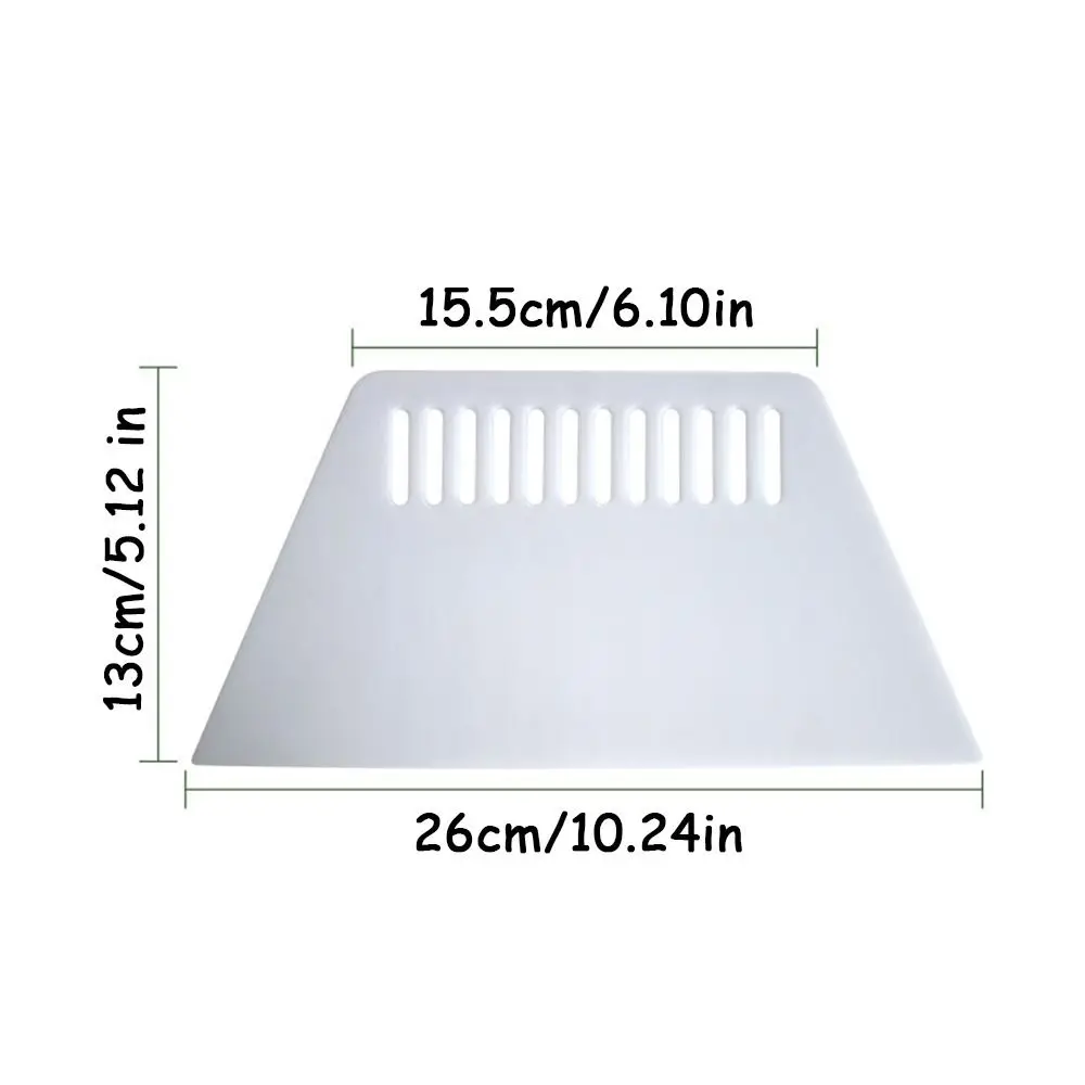 2 قطعة قبضة مريحة خلفية تنعيم مكشطة جهد صلابة عالية مكشطة بلاستيكية تكبير سمك كشط المعجون أداة