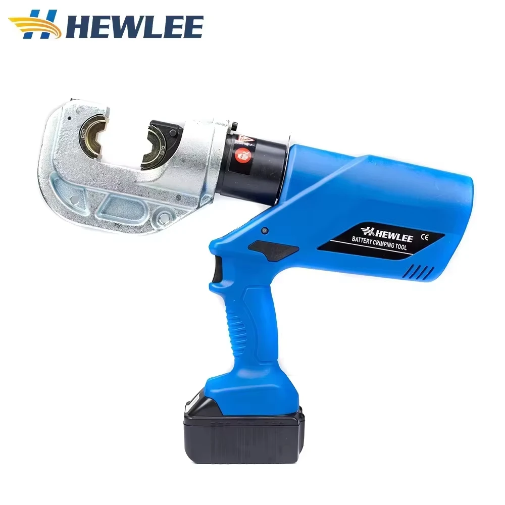HEWLEE HL-400 400 Sqmm Battery Operated Hydraulic Crimping Tool Cable Lug Crimper For Copper And Aluminum Terminals