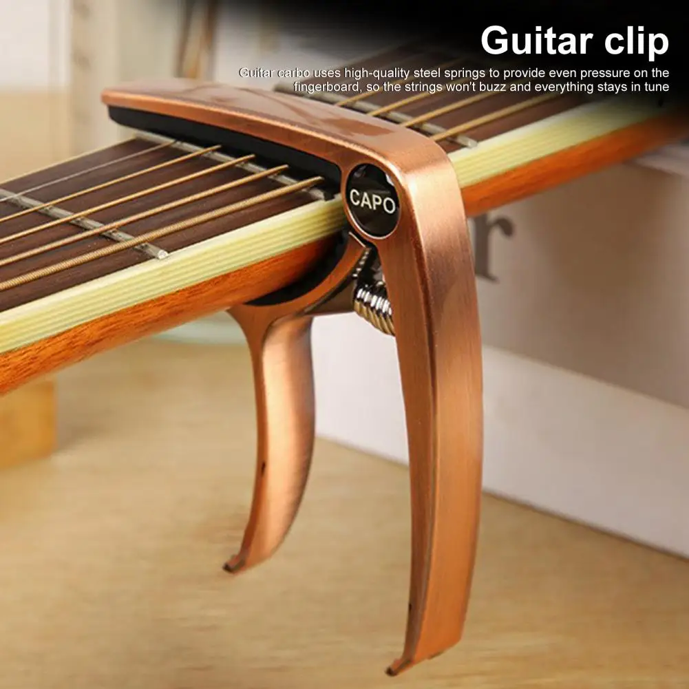 Zinc Alloy Guitar Capo Universal Ukulele Acoustic Folk Electric Guitar Clip Music Instruments Tools Guitar Accessories 기타 리더.