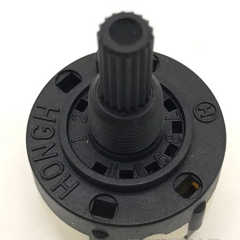 RS26 1 Pole 12 Position/2 Pole 6 Position/3 Pole 4 Position/4 Pole 3 Position Selectable Band Rotary Channel Selector Switch