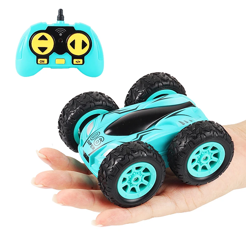 3.7 inch RC Car 2.4G 4CH Double-sided Voiture bounce Drift Stunt Rock Crawler Roll 360 Degree Flip Remote Control Cars Kids Toys