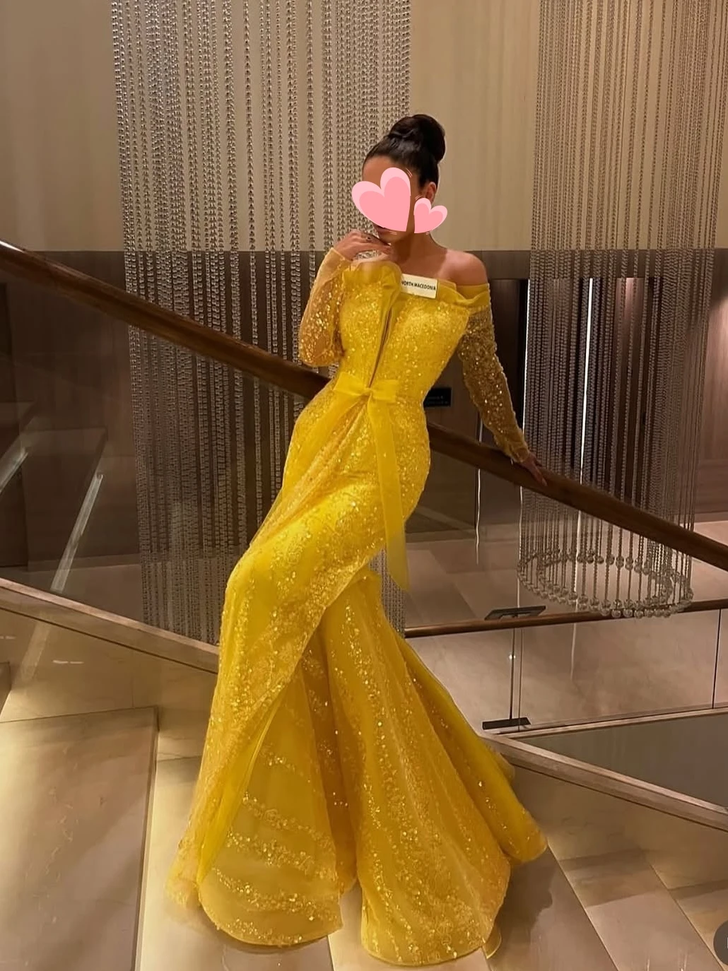 Oisslec Dress Elegant Vintage Sexy Gold Mermaid Beads Bow Lace Sexy New Customize Formal Occasion Prom Dress Evening Party Gowns