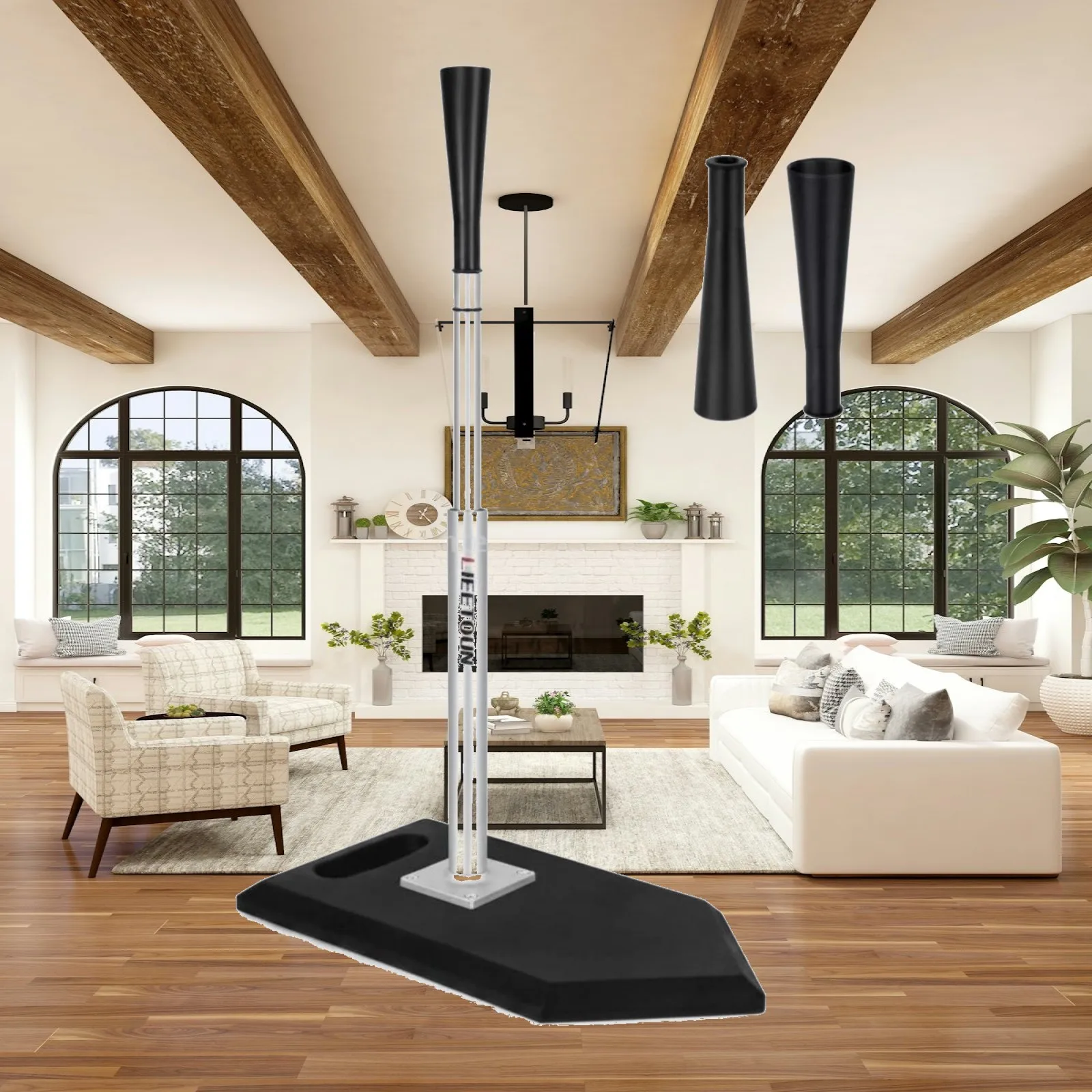 Adjustable Batting Tee Flexible Hitting Surface Heavy Duty Tee Base for Practice