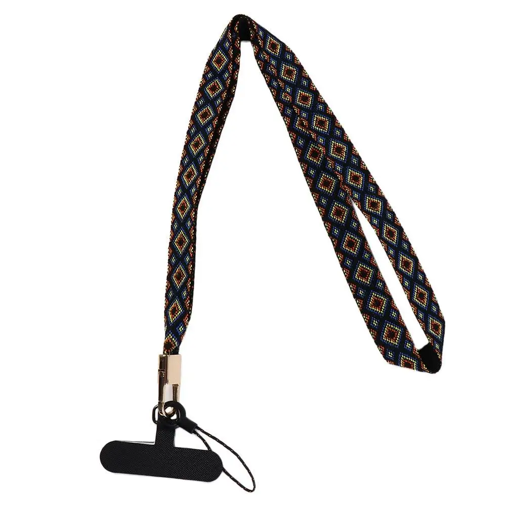 

Универсальный ремешок для телефона через плечо в этническом стиле с вышивкой, цепочка для мобильного телефона, широкий усовершенствованный ремешок для мобильного телефона, ювелирные изделия, подарки