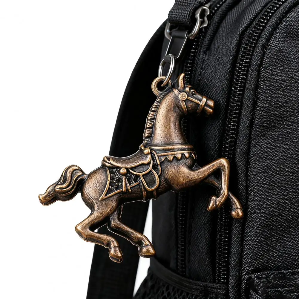 Wear-resistant Keychain Pendant Year of Horse Keychain Pendant Exquisite Craftsmanship Key Holder Decorative Accessory for Doors