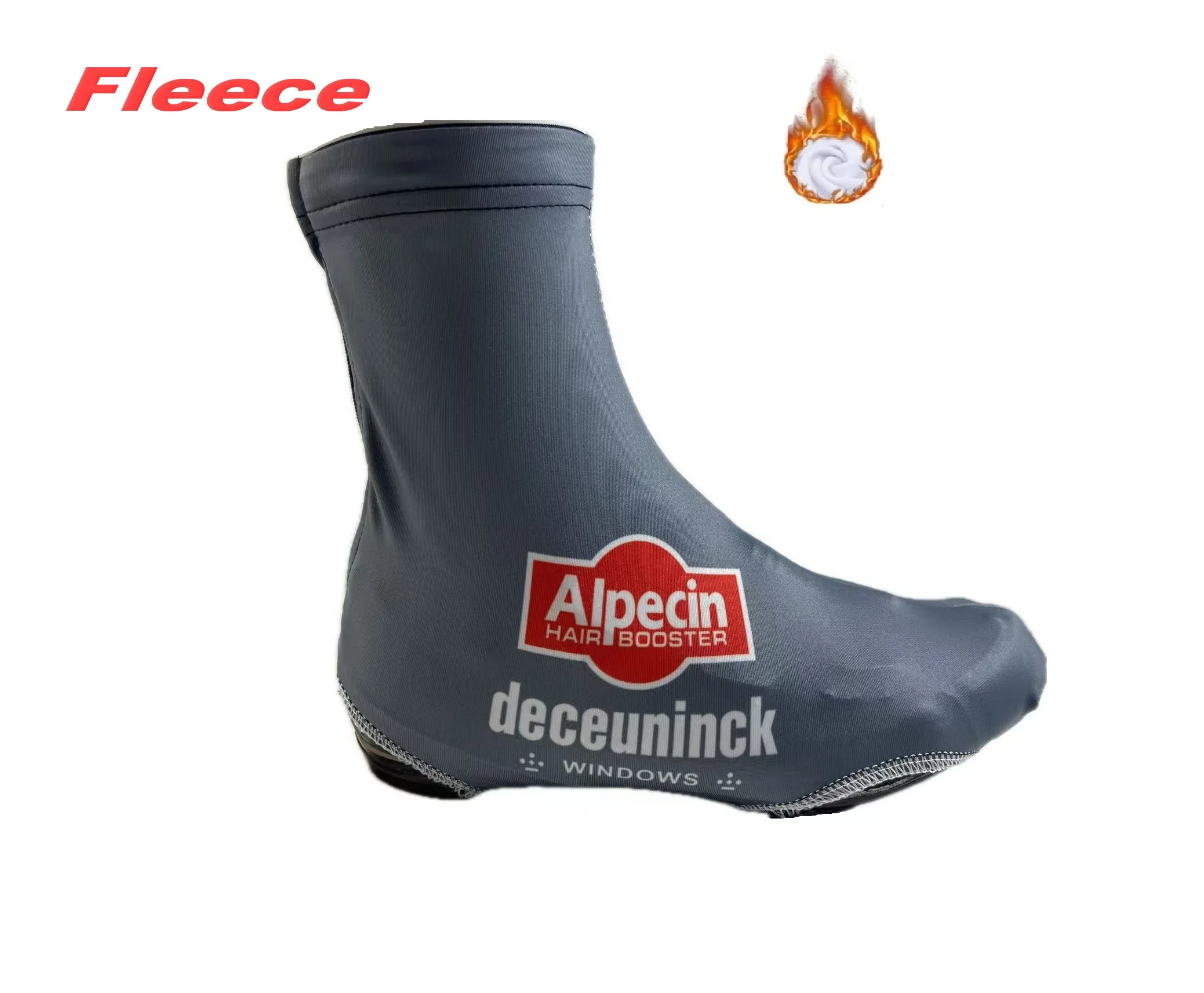 SPRING SUMMER/WINTER FLEECE THERMAL 2025 ALPECIN Deceuninck Team Road Cycling Shoe Cover Size S-3XL