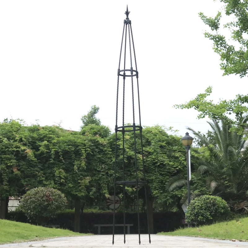 

Уличная опорная конструкция в форме птичьей головы с пластиковым покрытием для цветущих растений, садовая подставка-решетка для растений