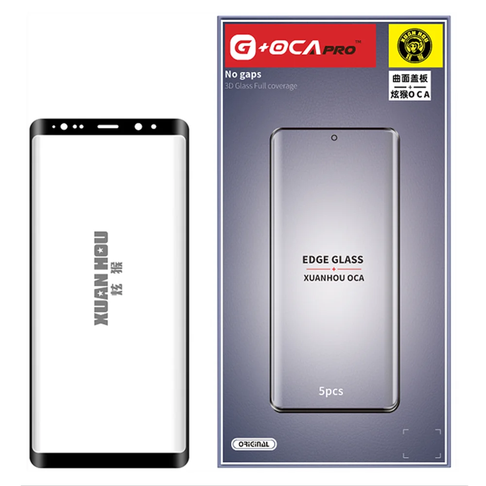 G+oca Pro / POP Edge Glass With OCA For SAM Curved Screen S20 S20U S20+ S10 S10P Front Glass Repair