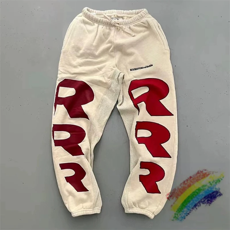 RRR123 Sweatpants Men Women Casual Pants Jogger Drawstring Gray RRR 123 Trousers With Tags