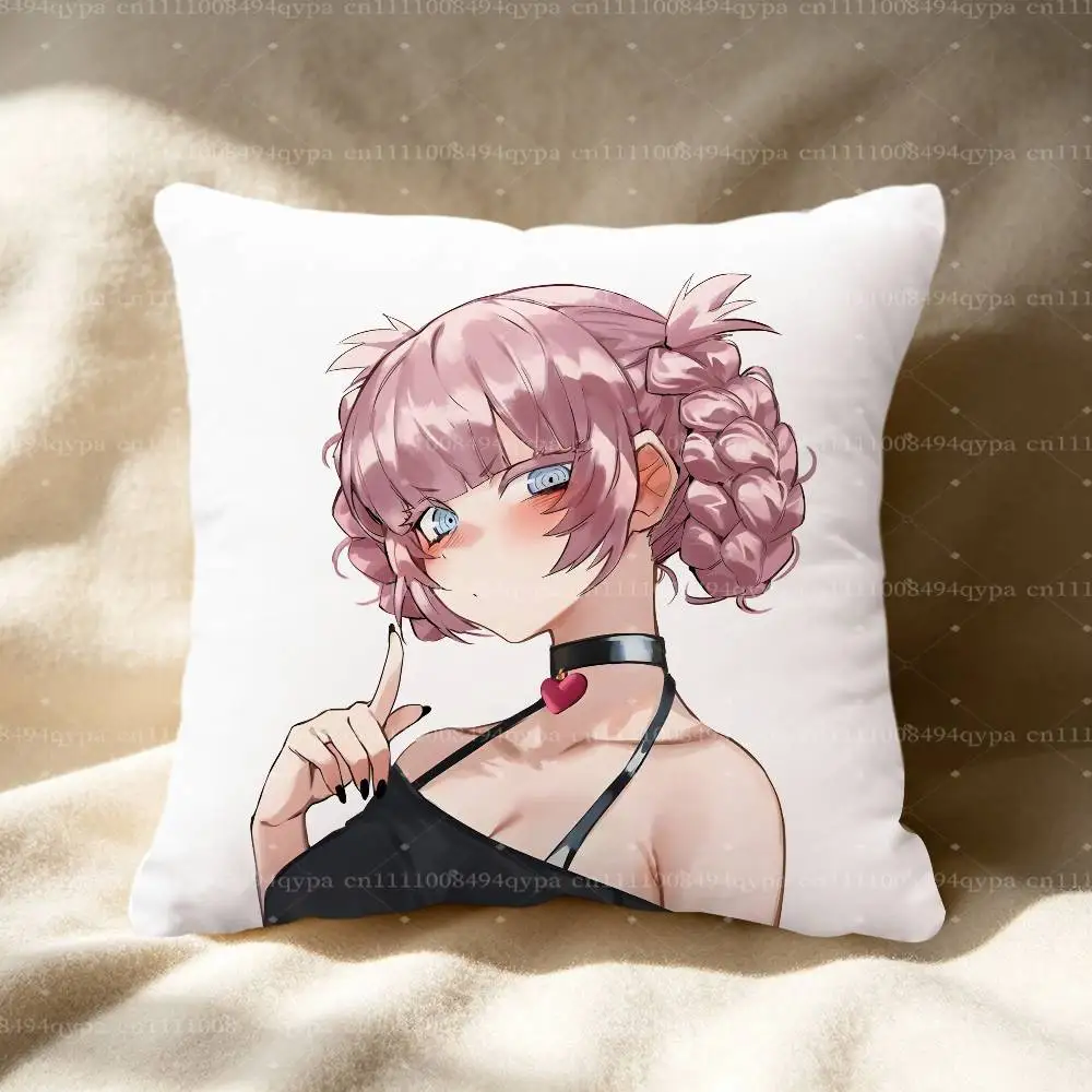 N-Nazuna Nanakusa Call of The Night Pillowcase With Zipper Throw Pillow Cover Decorative Shams Cushion for Bed Living Room Couch