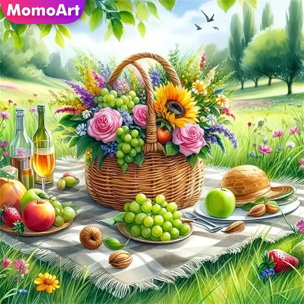 Momoart Bär Diamant Mosaik Tier voller Runde Diamant Malerei Mond Stickerei neue Ankunft handgemachte Hobby