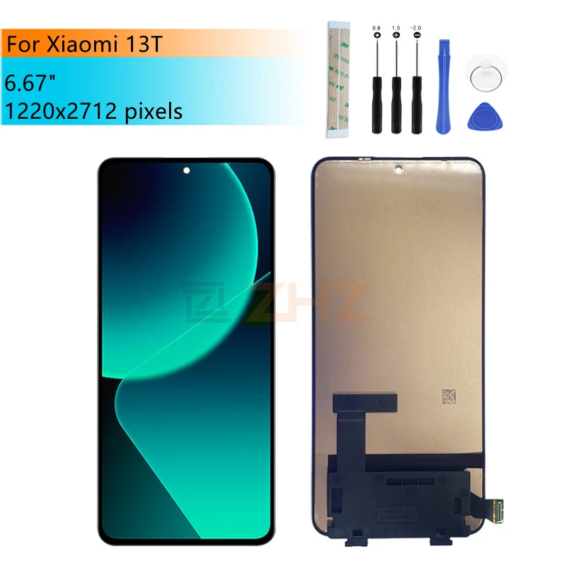 

Amoled For Xiaomi 13t Lcd Display Digitizer Assembly With Frame 2306EPN60G Display Replacement Parts 6.67"