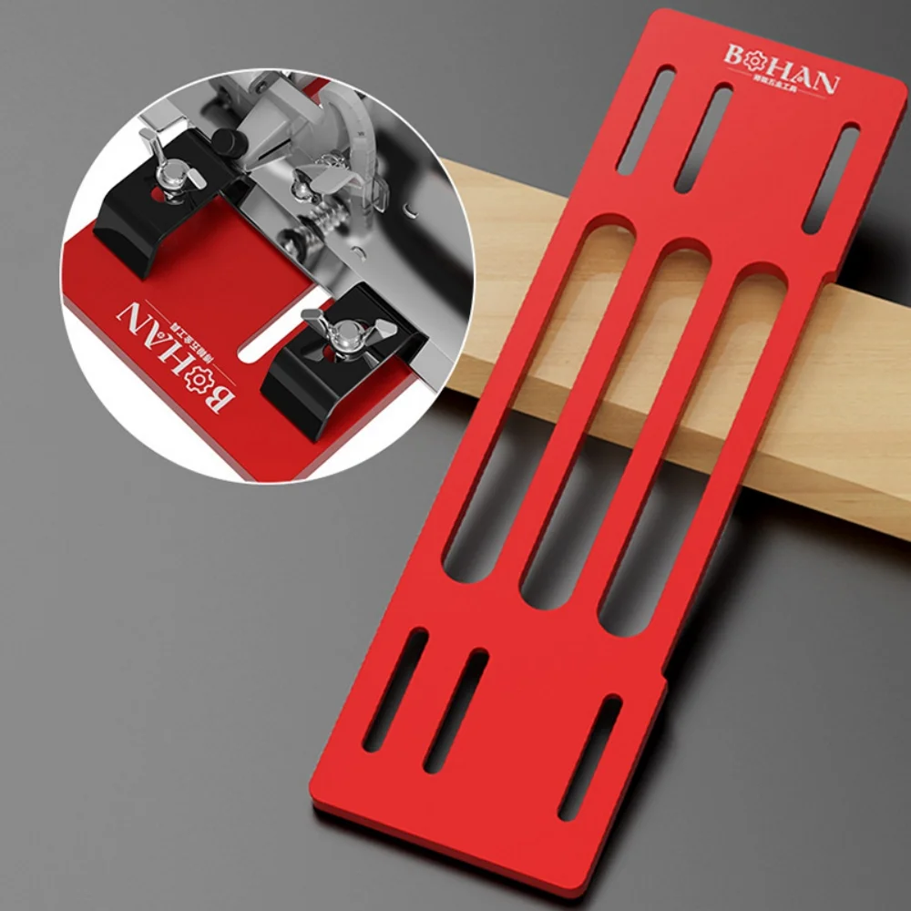 Portable Woodworking Precision Circular Saw Flip Cover Plate Flip-Floor Table Adjustable Cutter Machine Positioning Bottom Plate